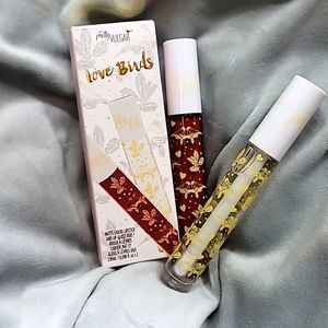 Pretty Vulgar-Love Birds. Matte liquid lipstick and lip gloss duo.